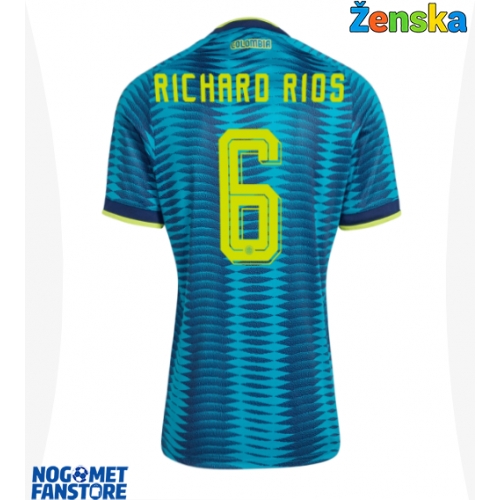 Kolumbija Richard Rios #6 Gostujuci Dres za Ženska SP 2026 Kratak Rukav